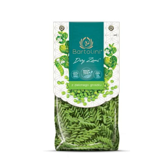 Bartolini Cestoviny so zeleným hráškom 100% "Fusilli Pasta | 100% Green Pea Pasta" 250g Bartolini Dary Zeme