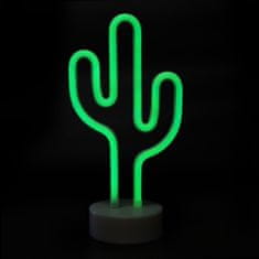Northix LED neónová lampa, kaktus 