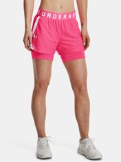Under Armour Kraťasy Play Up 2-in-1 Shorts -PNK SM