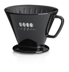 Kela Kávový filter porcelánový Excelsa L čierna
