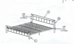 VerDesign Kovová posteľ HERO 180