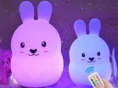 Alum online Nočná lampička s diaľkovým ovládaním - králik