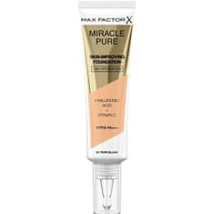Max Factor Hydratačný make-up Miracle Pure (Skin-Improving Foundation) 30 ml (Odtieň 45 Warm Almond)