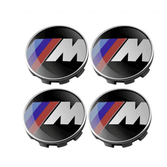 BB-Shop BMW M-Power Caps 68 mm 4 kusy
