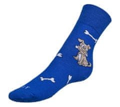 Ponožky Pes - 35-38 - modrá