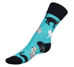 Ponožky Mačka mätová - 35-38 - mätová