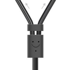 Ugreen AV102 audio kábel 3.5mm mini jack / 2RCA 1.5m, čierny