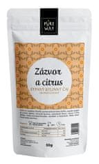 Pureway ZÁZVOR A CITRUS sypaný bylinný čaj aromatizovaný, Pureway, 50 g