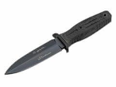 Böker Manufaktur 121644 A-F 4.5 Black taktický nôž 11,7 cm, čierna, Micarta, puzdro