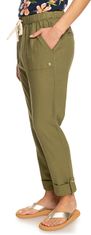 ROXY Dámske nohavice ON THE SEASHORE Straight Fit ERJNP03294-GNG0 (Veľkosť XL)