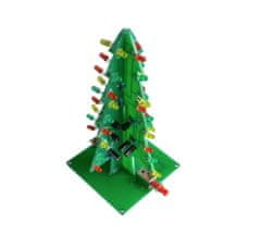 China Glaze 3D LED vianočný stromček DIY kit