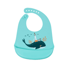 Simed Silikónový podbradník s vreckom, Whale