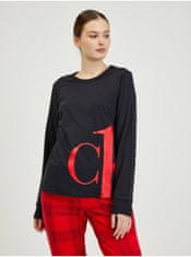 Calvin Klein Čierne dámske tričko na spanie Calvin Klein Underwear XS
