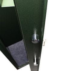 Rottner Montana 5 skriňa na zbrane zelená | Trezorový zámok na kľúč | 30 x 145 x 40 cm