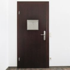 Rottner Teramo poštová schránka nerez | Cylindrický zámok | 36 x 32 x 8 cm