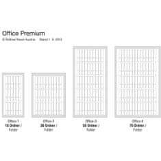 Rottner Office 2 Premium archivačná skriňa sivá | Trezorový zámok na kľúč | 93 x 122 x 52 cm
