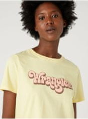 Wrangler Tričká s krátkym rukávom pre ženy Wrangler - žltá XL