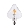 Retro LED Filament žiarovka Clear Decor Heart 6W/230V/E27/2700K/690Lm/360°/DIM