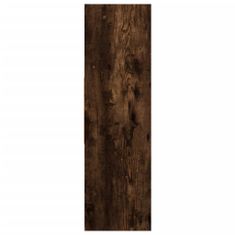 Vidaxl Knižnica dymový dub 97,5x29,5x100 cm spracované drevo