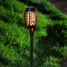 Solárne záhradné svietidlo LED PLAMEŇ 40cm