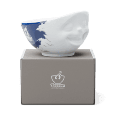 58products Porcelánová miska Tassen | Žmurkajúca, biela - fialová