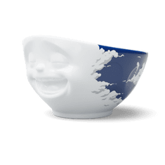 58products Porcelánová miska Tassen | Žmurkajúca, biela - fialová