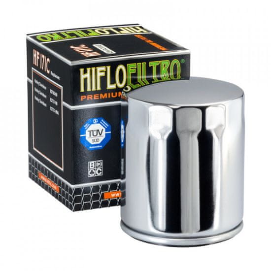 Hiflofiltro Olejový filter HF171C chróm