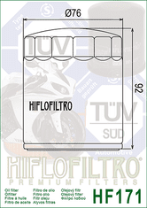 Hiflofiltro Olejový filter HF171B čierna