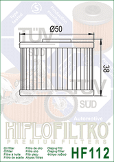 Hiflofiltro Olejový filter HF112