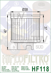 Hiflofiltro Olejový filter HF118
