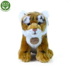 Rappa Plyšový tiger hnedý sediaci 25 cm ECO-FRIENDLY