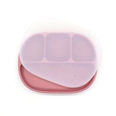Martons tanier s krytom na 4 časti rozdelené Dark pink