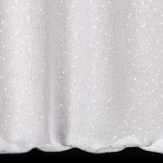 DESIGN 91 Hotová záclona s krúžkami - Rivia biela 140 x 250 cm
