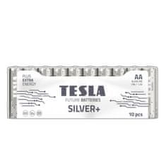 Tesla Batteries TESLA AA SILVER + Alkaline 10 ks Shrink LR06 NEW
