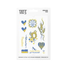 TATTon.me Vodeodolné dočasné tetovačky Ukrajina mix
