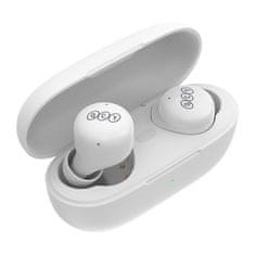 - T17 bezdrôtové slúchadlá s dobíjacím boxom, Bluetooth 5.1, biela