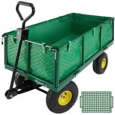 tectake Prepravný vozík záhradný s košíkom 550 kg