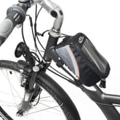 tectake Držiak na smartfón s taškou na bicykel