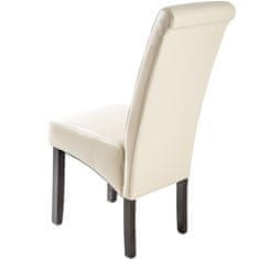 tectake Jedálenská stolička ergonomická, masívne drevo