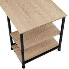 tectake Písací stôl Hamilton 138x138x75,5cm
