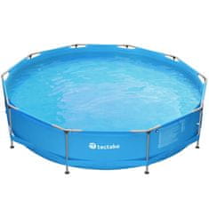 tectake Okrúhly bazén s oceľovým rámom a filtračným čerpadlom Ø 360 x 76 cm