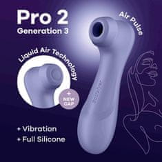Satisfyer Satisfyer Pro 2 Generation 3 (Lilac), Liquid Air vibrátor