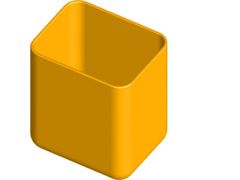 ArtPlast Box do zásuviek a organizérov, 57x45x64mm, žltý