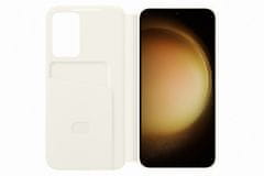 SAMSUNG Flipové púzdro Smart View pre Galaxy S23 Cream
