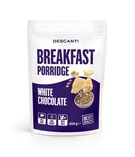 Descanti Breakfast Porridge White Chocolate 450g