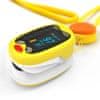 Boxym Detský oxymeter K1 s kvalitným OLED displejom - žltý