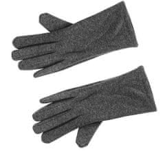 Trizand Zimné rukavice na dotykové displeje 2v1 sivá ISO 6412