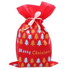 Chomik Vianočná darčeková taška červená 30x45 cm