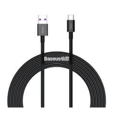 BASEUS Superior USB-A/C kábel 66W 2m čierny