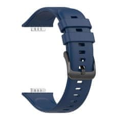 FIXED Silikónový remienok Silicone Strap pre Huawei Watch FIT2 FIXSSTB-1055-BL, modrý